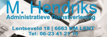 M. Hendriks Administratieve Dienstverlening M. Hendriks Administratieve Dienstverlening