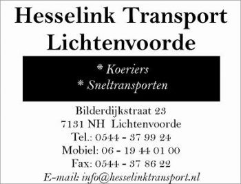 Hesselink transport lichtenvoorde