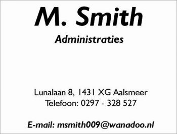 M. smith administraties