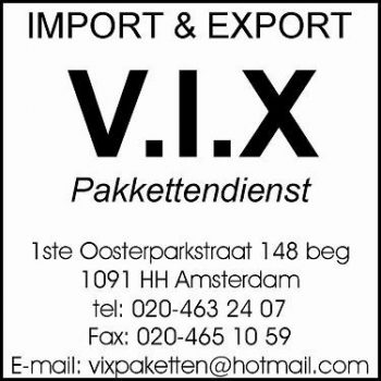 V.i.x import/export pakkettendienst